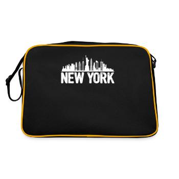 Horizon de New York - Sac Retro - noir/or - Dos