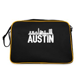 Austin Skyline - Retro Bag - black/gold - Back
