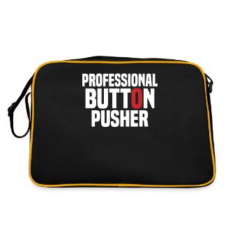 Cnc Mechanic Milling Cutter - Retro Bag - black/gold - Back