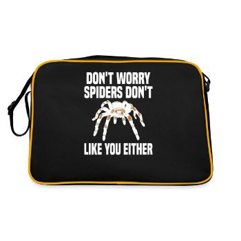 Tarantula Pet Arachnid - Retro Bag - black/gold - Back