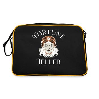 Boule de cristal de carte de tarot diseuse de bonne aventure - Sac Retro - noir/or - Dos