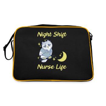 Infirmière d’urgence - Sac Retro - noir/or - Dos