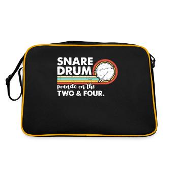 Caisse claire Pounds On The Marching Band Drummer - Sac Retro - noir/or - Dos