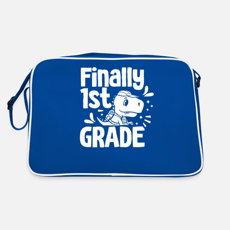 Finally 1 class first class first grader Retro Bag