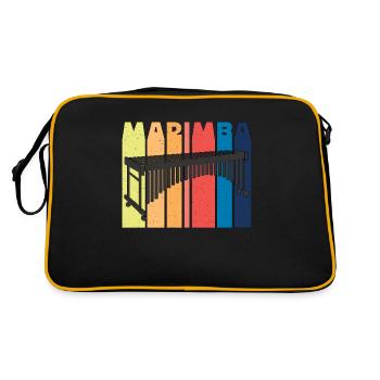 Marimba Retro Percussion Instrument Marimba Player - Retro Bag - black/gold - Back