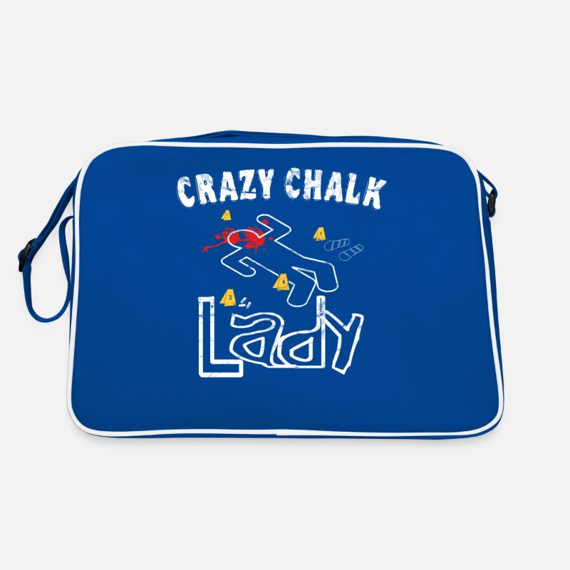 Chalk lady - Forensic criminologist Retro Bag