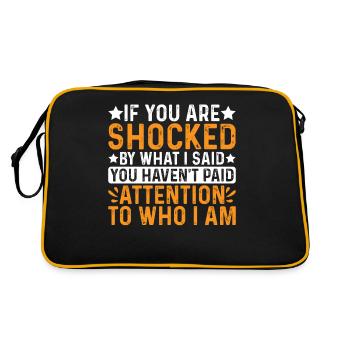 Si vous êtes choqué par ce que j’ai dit 7 - Sac Retro - noir/or - Dos