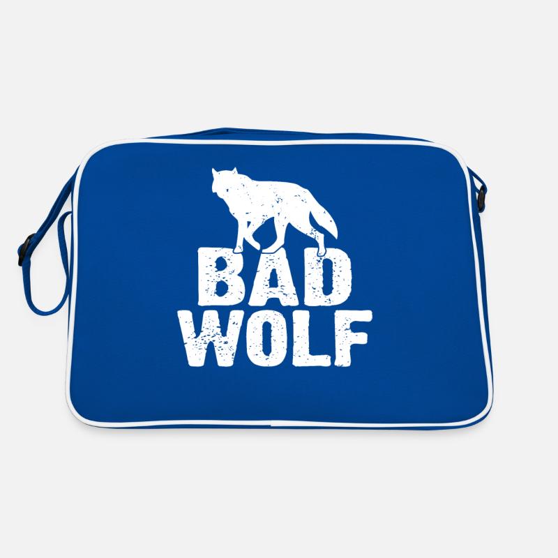Wolf Gifts Wolf Lover Retro Bag