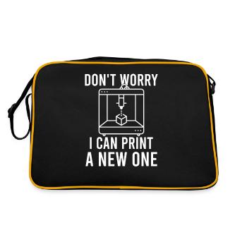 Cnc Mechanist - Retro Bag - black/gold - Back