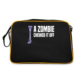 Leg amputee amputation support - Retro Bag - black/gold - Back