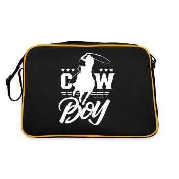 Cowboy Cute Cowboys Dictons Texas - Sac Retro - noir/or - Dos
