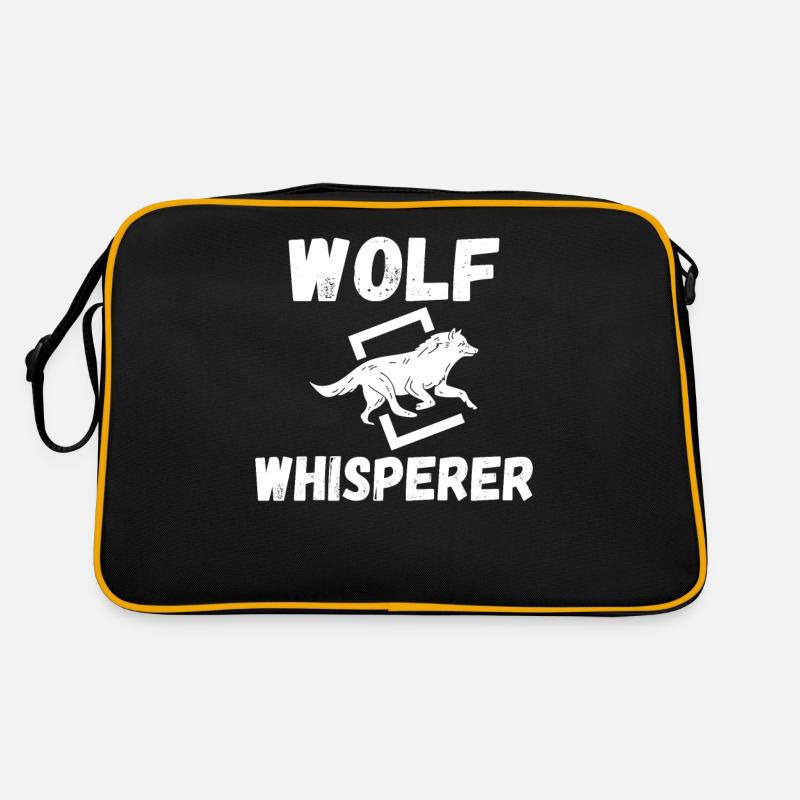 Wolf Geschenke Wolf Liebhaber Retro Tasche