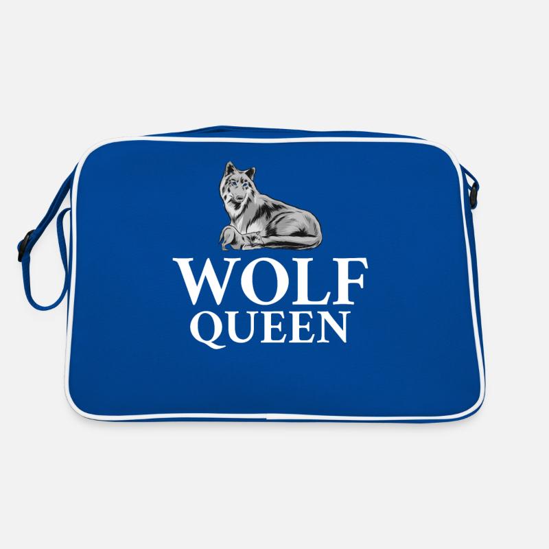 Wolf Geschenke Wolf Lover Retro Tasche