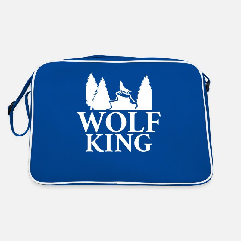 Wolf Geschenke Wolf Lover Retro Tasche