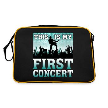 This Is My First Concert 47 - Retro Bag - black/gold - Back