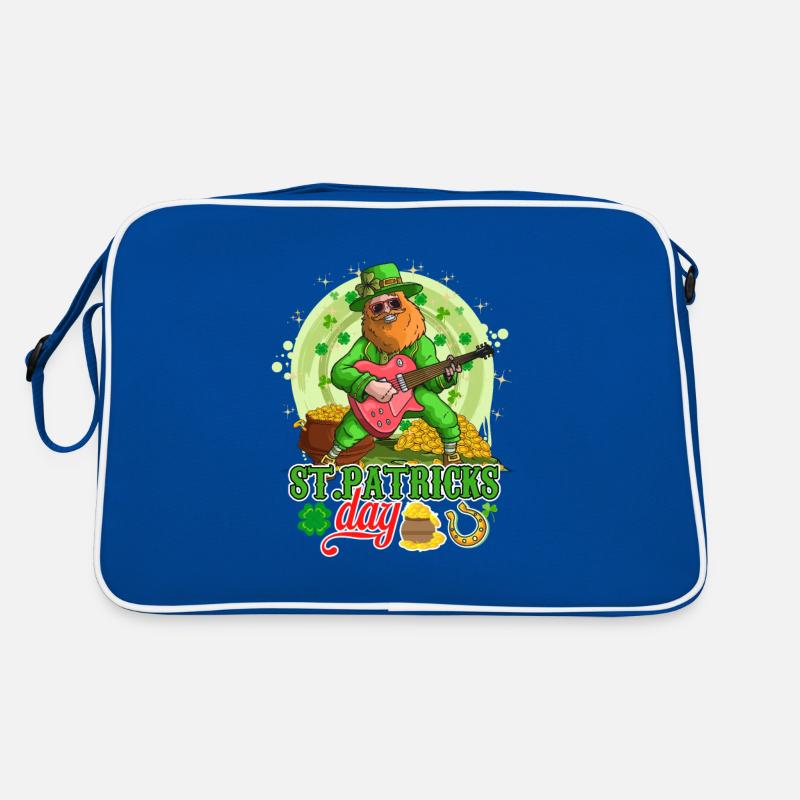 St Paddys St Patricksday St Patrick Day Retro Bag