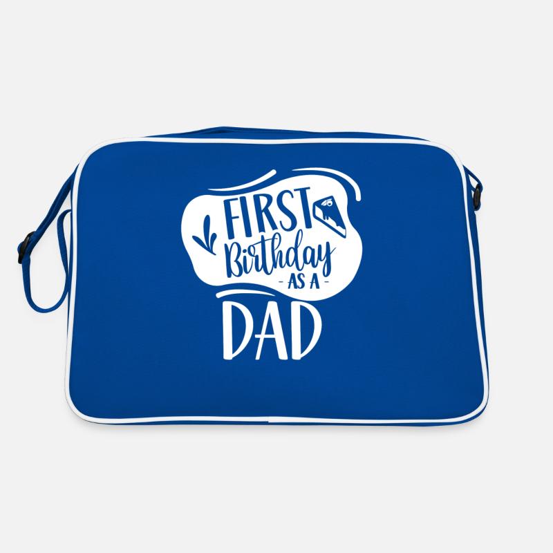 Erster Geburtstag Als Papa Papi Vater Party Retro Tasche