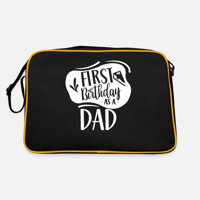 Erster Geburtstag Als Papa Papi Vater Party Retro Tasche