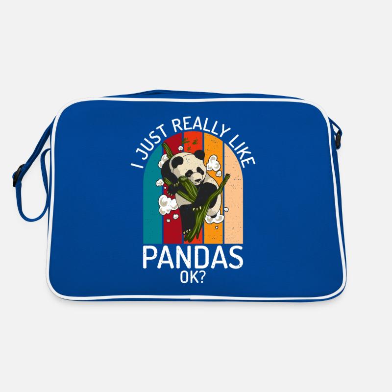 Panda Cadeaux Panda Lover Sac Retro