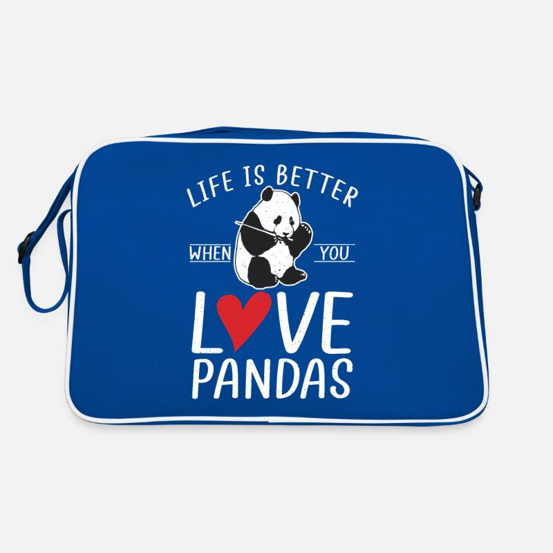 Panda Cadeaux Panda Lover Sac Retro