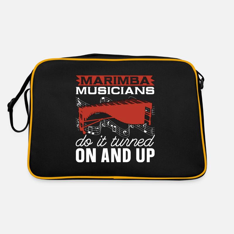 Marimba Musicians Do It Percussion Marimba Player Retro Tasche