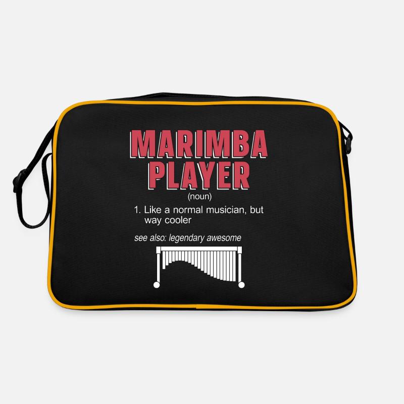 Marimba Player Like A Normal Mallets Percussion Retro Bag