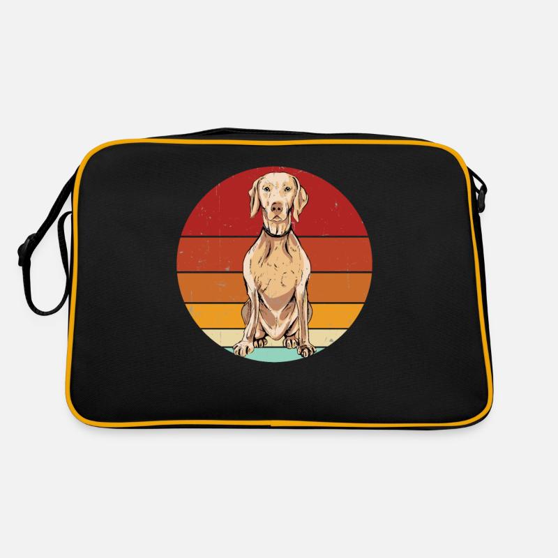 Weimaraner Retro Tasche