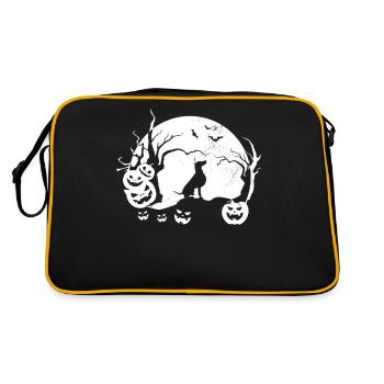 Weimaraner - Sac Retro - noir/or - Dos