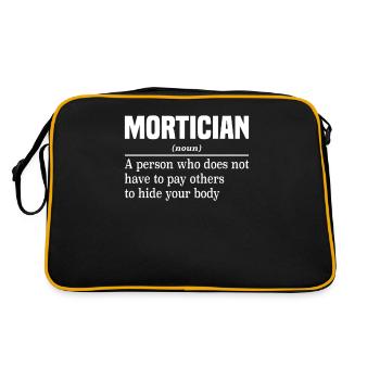 Funeral Funeral - Retro Bag - black/gold - Back