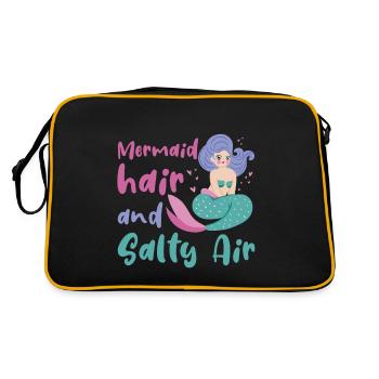 Mermaid Hair And Salty Air 4 - Sac Retro - noir/or - Dos