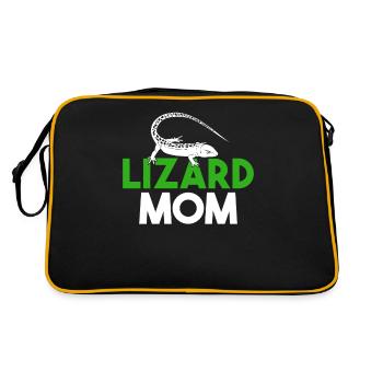 Lizard Lover Lizard Gift Lizard Propriétaire - Sac Retro - noir/or - Dos