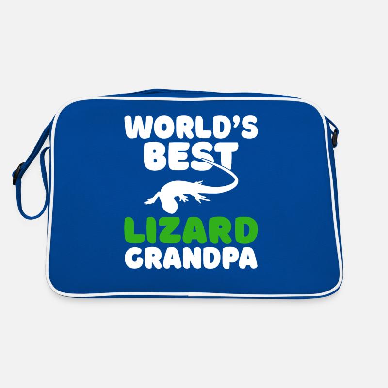 Eidechsenliebhaber Eidechse Geschenk Eidechse Besitzer Retro Tasche