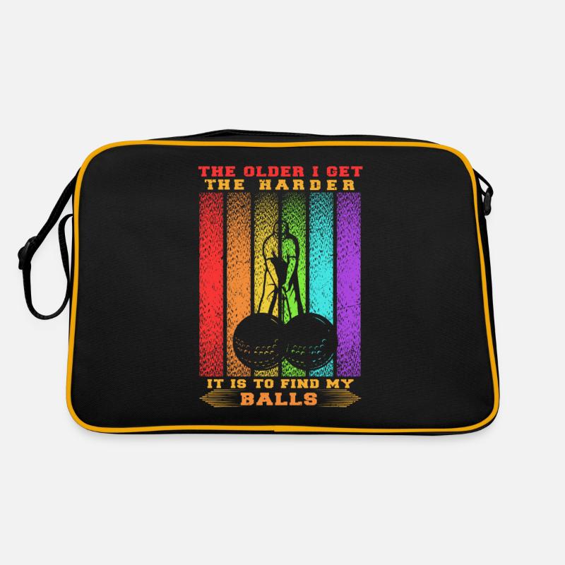 Golf Geschenk Witz Golfspieler Golfer Retro Tasche
