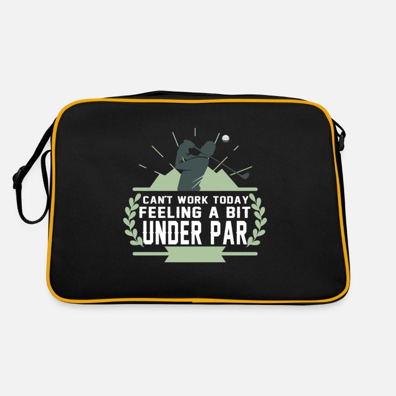 Golf Geschenk Witz Golfspieler Golfer Retro Tasche
