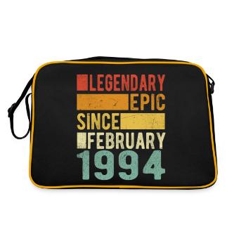 Anniversaire février 1994 Épopée légendaire - Sac Retro - noir/or - Dos