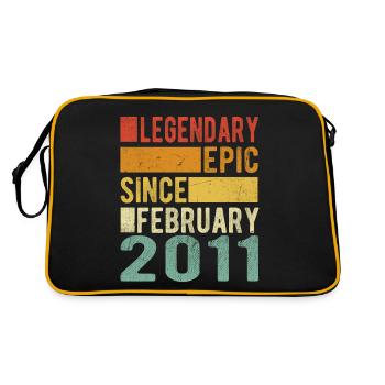 Anniversaire Février 2011 Épopée légendaire - Sac Retro - noir/or - Dos