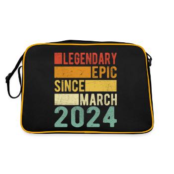 Anniversaire mars 2024 Épopée légendaire - Sac Retro - noir/or - Dos
