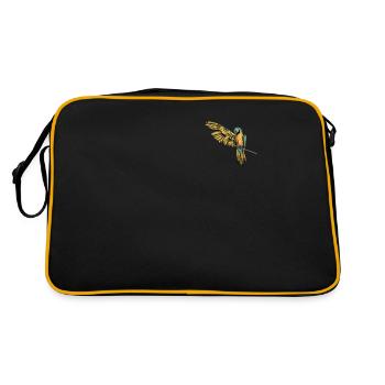 Ara Perroquet I Amérique du Sud Oiseau exotique pour - Sac Retro - noir/or - Dos