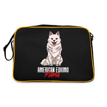 American Eskimo - Retro Bag - black/gold - Back