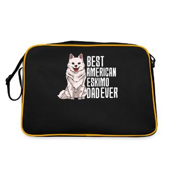 American Eskimo - Retro Bag - black/gold - Back