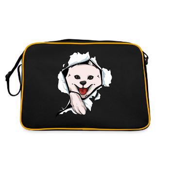 American Eskimo - Retro Bag - black/gold - Back