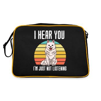 American Eskimo - Retro Bag - black/gold - Back
