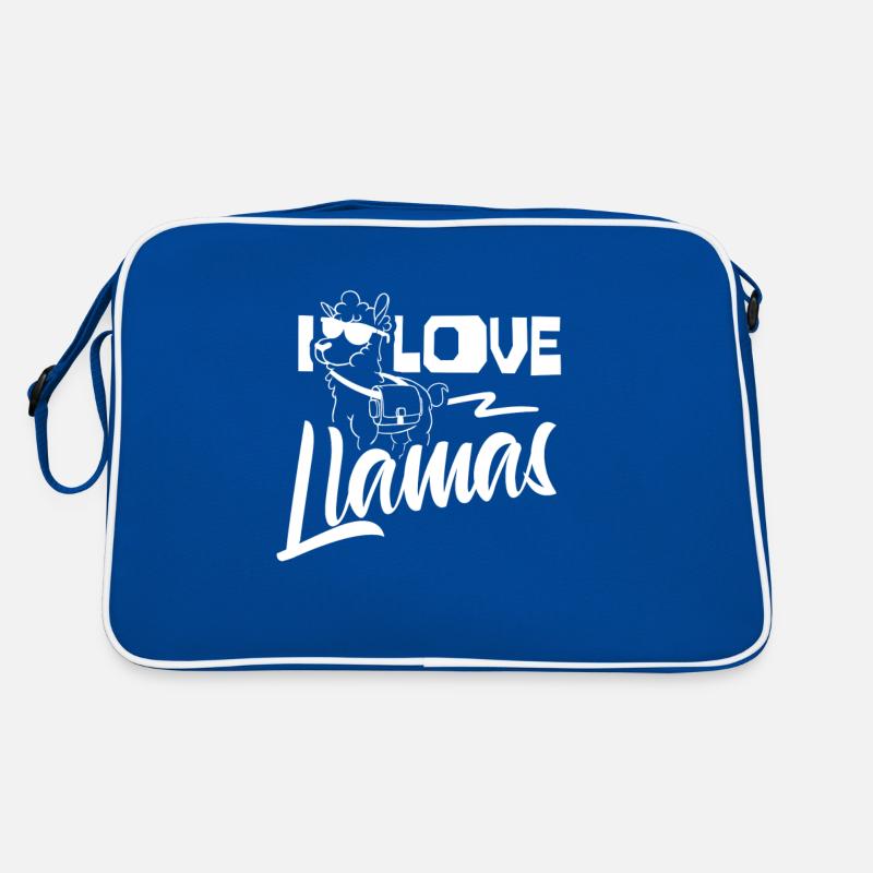 J’aime l’animal de lama Llama llama dictons Sac Retro