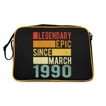 Anniversaire Mars 1990 Épopée légendaire - Sac Retro - noir/or - Dos