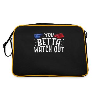 Funny, you should go for a Siamese - Retro Bag - black/gold - Back