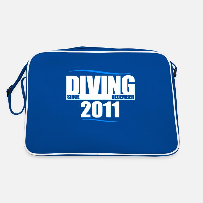 Anniversaire du plongeur - Plongée depuis décembre 2011 Sac Retro