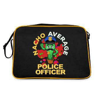 Cinco De Mayo Police - Retro Bag - black/gold - Back