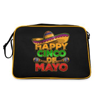 Cinco De Mayo - Sac Retro - noir/or - Dos
