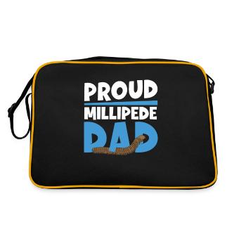 Père mille-pattes fantastique pour un - Sac Retro - noir/or - Dos