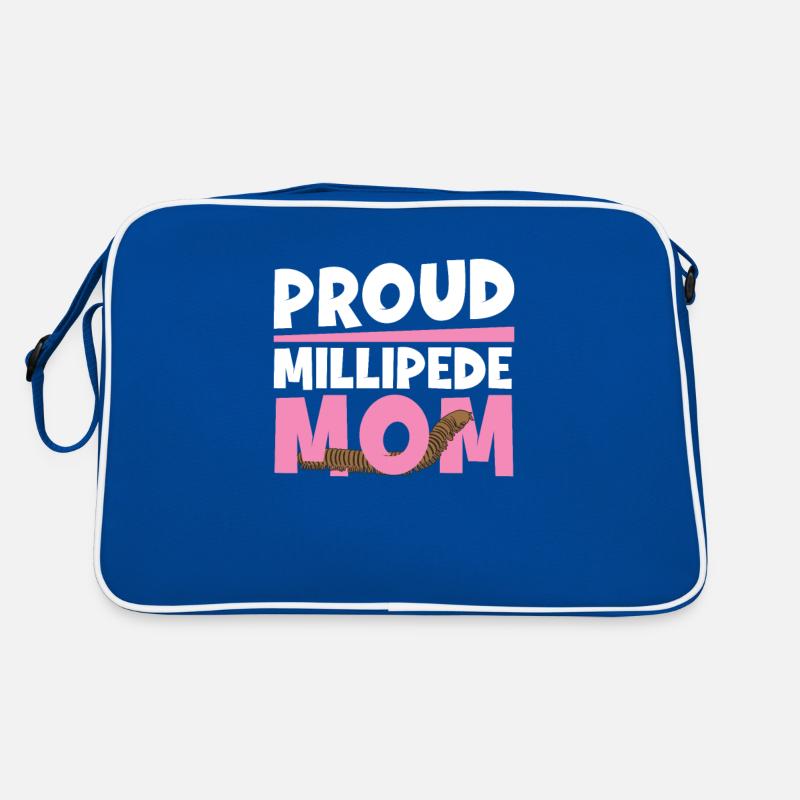 Fantastische Tausendfüßlermutter für einen Retro Tasche